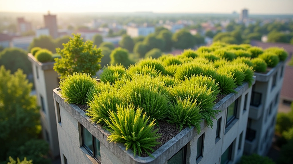 Roheline katus linnaplokil